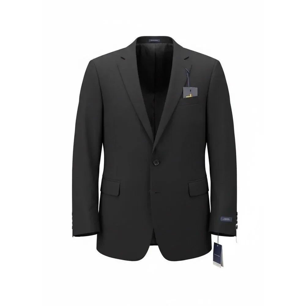 Stafford Men's Black Tailored-jackets